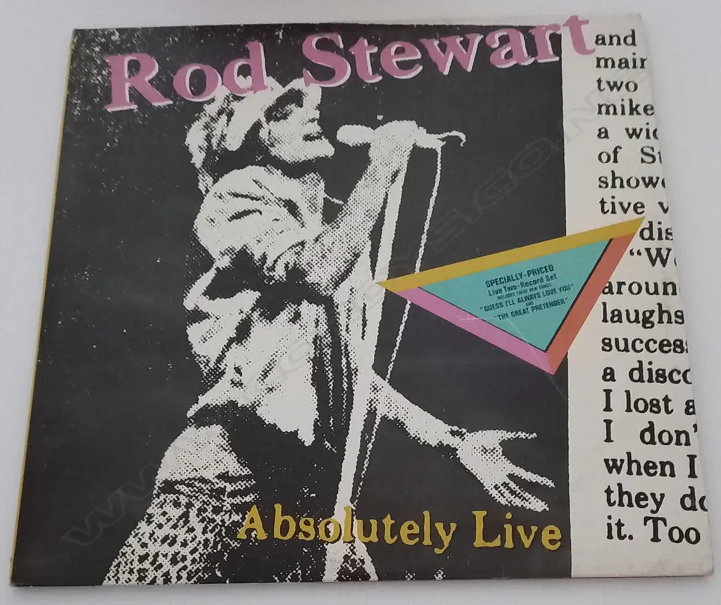 Rod Stewart, Absolutely Live, (Double Album) Image 1++